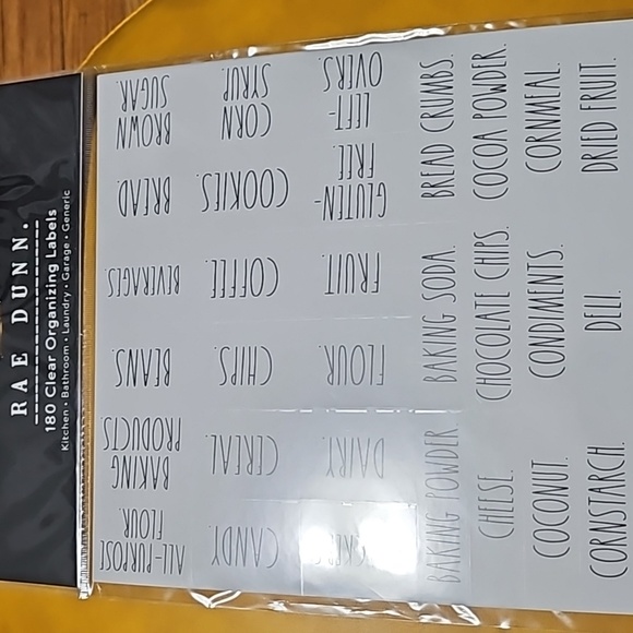 Rae Dunn 180 Stickers Organizing Labels Decals - Picture 2 of 3